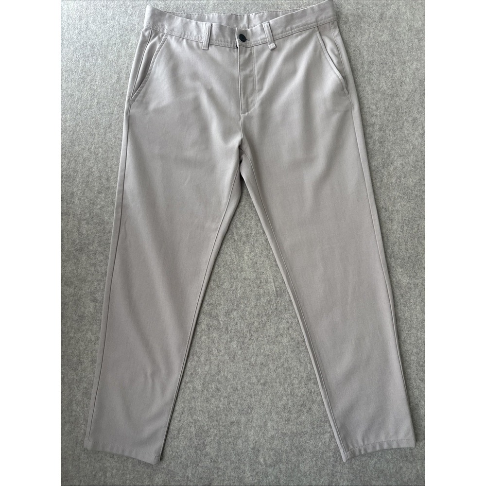 Zara Athletic Slim Fit Melange Pant  Light Pink Bi Stretch Mens 32x29